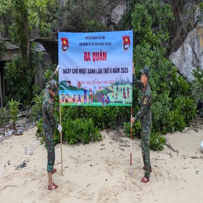 BỘ CHỈ HUY QUÂN SỰ THÀNH PHỐ HẢI PHÒNG RA QUÂN NGÀY “CHỦ NHẬT XANH” LẦN THỨ II NĂM 2025.